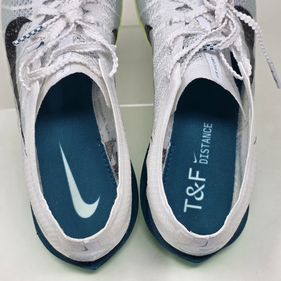 Nike Air Zoom Victory 2 Track Spikes White Green FD8411-100 Men’s Size 7 New - Picture 10 of 12